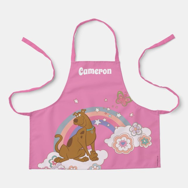 Delantal Mariposa arcoiris Scooby-Doo (Anverso)