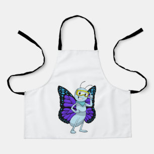 Delantal Mariposa con gafas