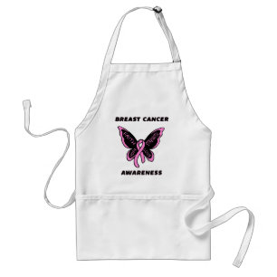 Delantal Mariposa/Conciencia... Cáncer de mama
