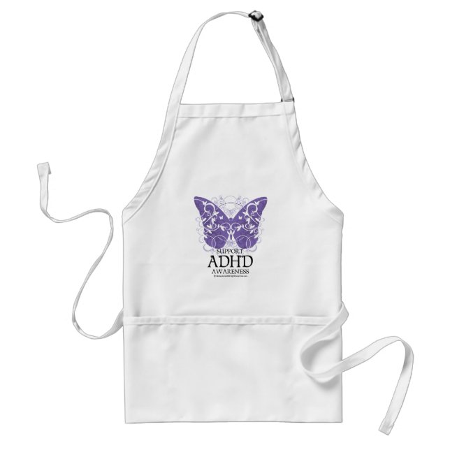 Delantal Mariposa de ADHD (Frente)