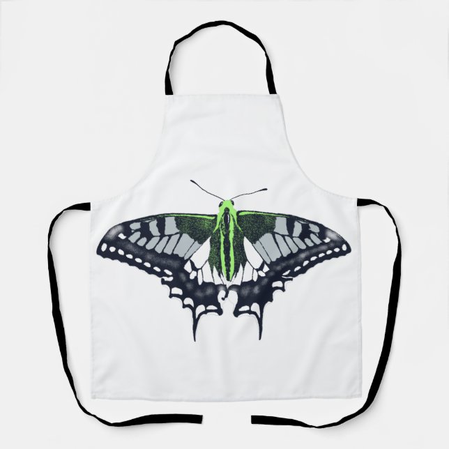 Delantal Mariposa de cola de cerda con bandera de género (Anverso)