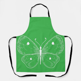 Delantal Mariposa de Dibujo Delicado