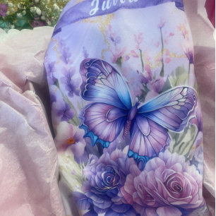 Delantal Mariposa del Sueño Púrpura