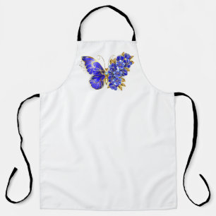 Delantal Mariposa Flor Zafiro