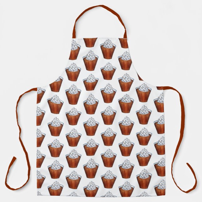 Delantal Mariposa pudding Crema batida Comida del Sur (Anverso)