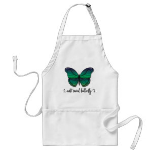 Delantal Mariposa verde antisocial