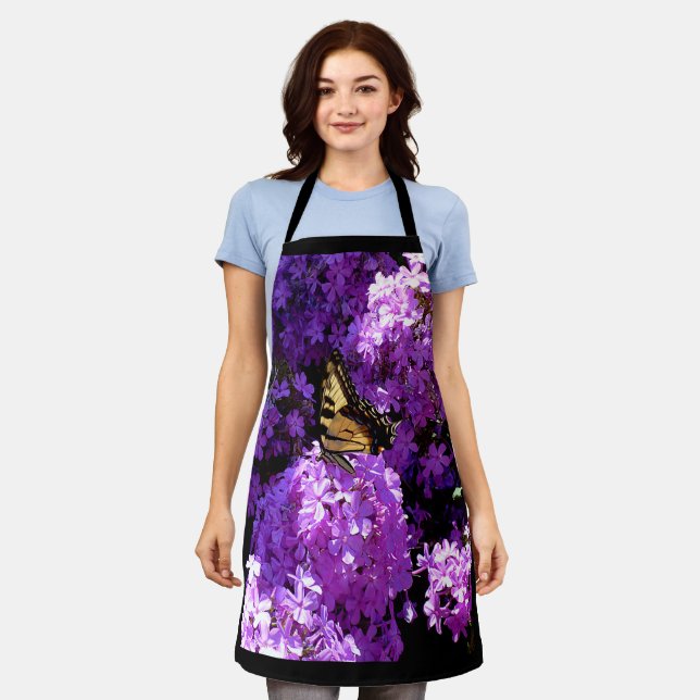 Delantal Mariposa y Phlox (Gastado)