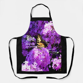 Delantal Mariposa y Phlox, eclesiastes 3:11