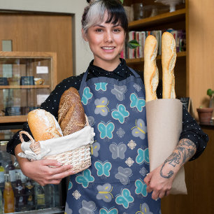 Delantal Mariposas abstractas