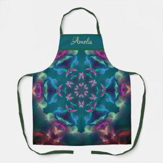 Delantal Mariposas rosadas finas nombre Kaleidoscopio lumin