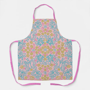 Delantal Mariposas y florón Apron por © Cathy Thompson