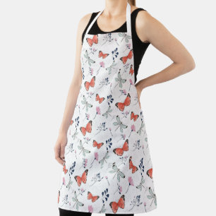 Delantal Mariposas y libélulas