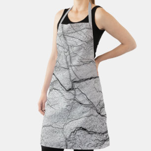Delantal Mármol Gris Concreto Manchado