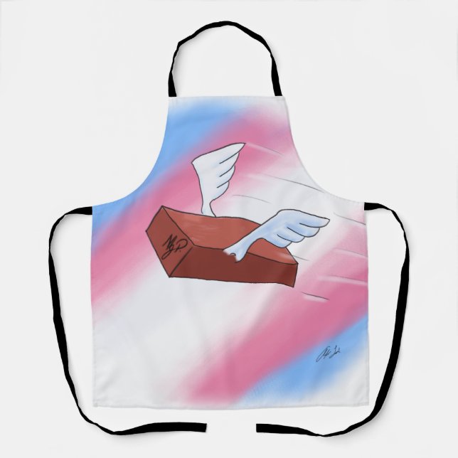 Delantal Marsha P. Johnson Saluda (completa) (Anverso)