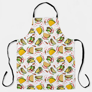 Delantal Martes de tacos duros y blandos Tacos Salsa calien