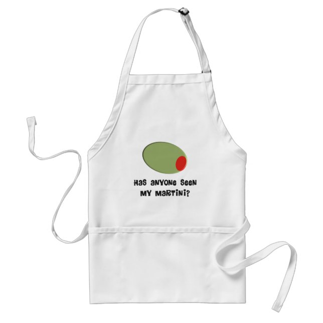 Delantal Martini Drinkers Camisetas y regalos Diseño de Oli (Frente)
