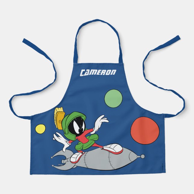 Delantal MARVIN EL Cohete MARTIAN™ (Anverso)