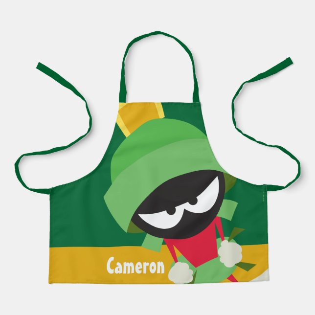 Delantal MARVIN EL MARTIAN™ listo para atacar (Anverso)