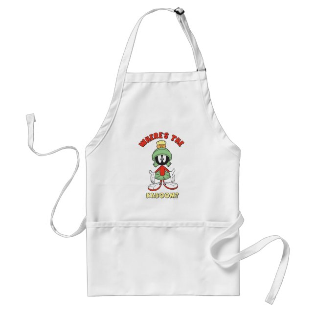 Delantal MARVIN THE MARTIAN™ ¿Dónde está el Kaboom? (Frente)