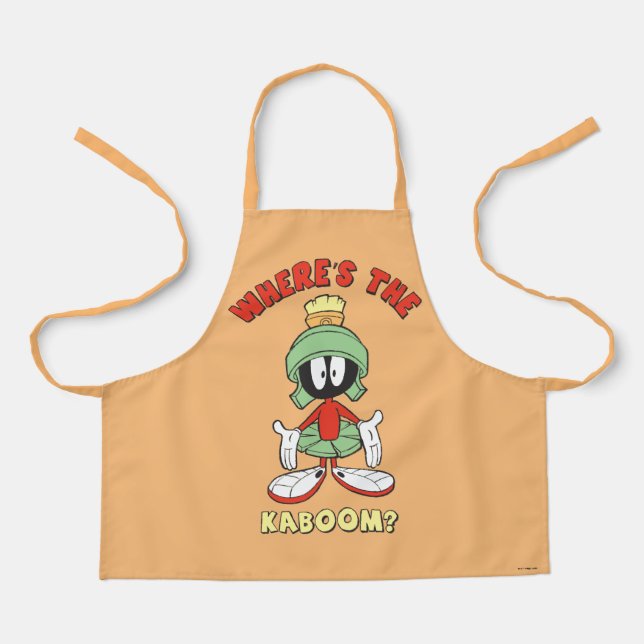 Delantal MARVIN THE MARTIAN™ ¿Dónde está el Kaboom? (Anverso)