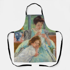 Delantal Mary Cassatt - Madre joven masticando