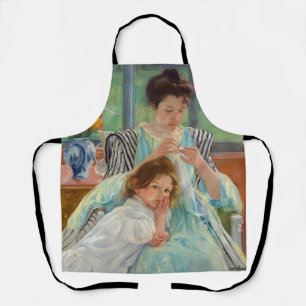 Delantal Mary Cassatt - Madre joven masticando
