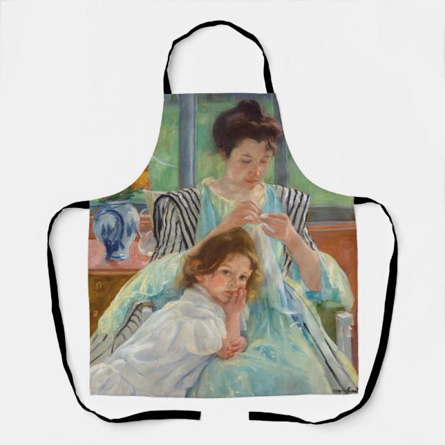 Delantal Mary Cassatt - Madre joven masticando (Anverso)