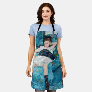 Delantal Mary Cassatt - Niña pequeña en una butaca azul