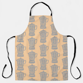 DELANTAL MÁS MANDILÓN DE CAFÉ POR FAVOR