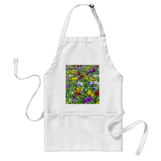 Delantal Más Pansies (Frente)