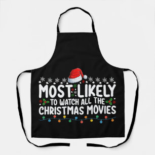 Delantal Más Probable Que Vea Todas Las Películas De Navida