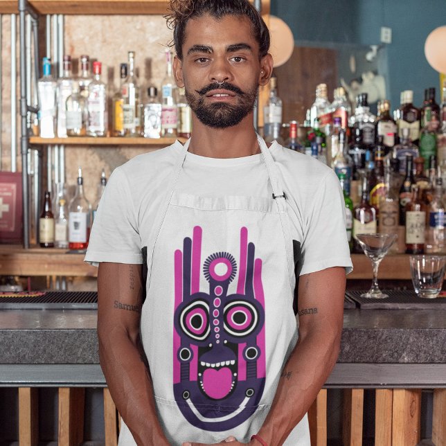 Delantal máscara tiki (Subido por el creador)