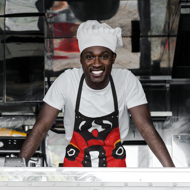 Delantal Máscara tribal afro (Subido por el creador)