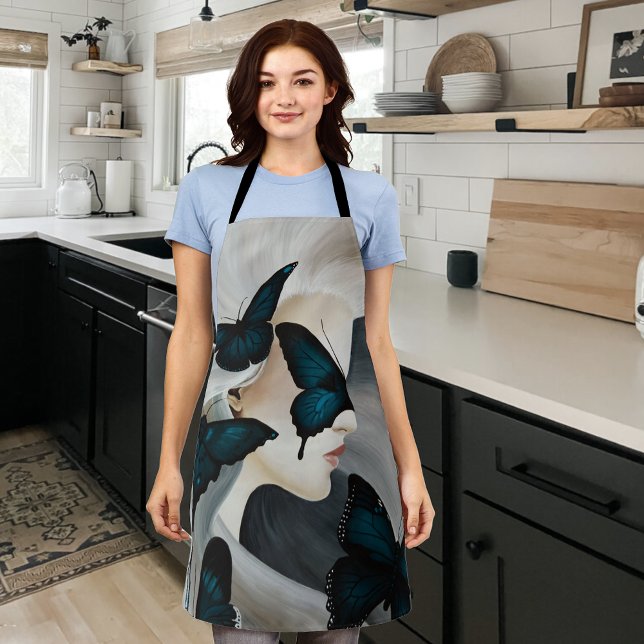 Delantal Mascarada de mariposa azul (Subido por el creador)