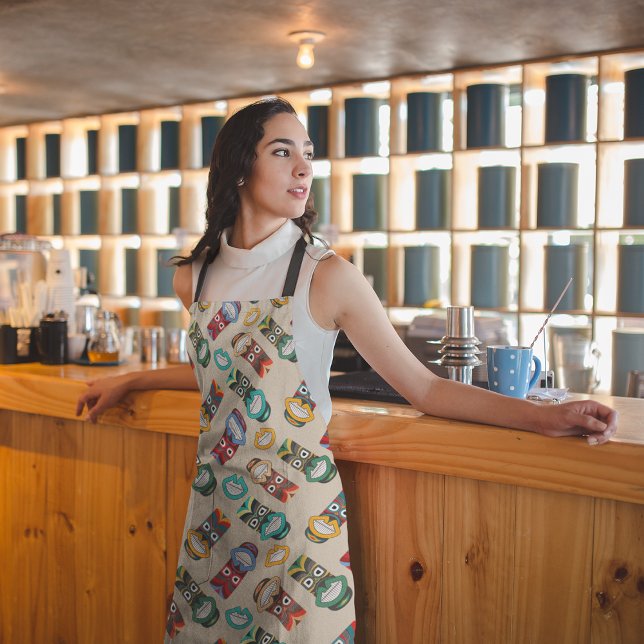 Delantal Máscaras tribales étnicas (Subido por el creador)