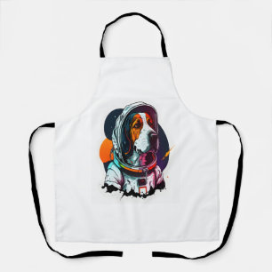 Delantal Mascota de perro del astronauta 3