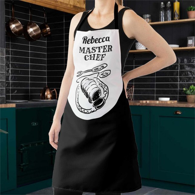Delantal Master Chef, con nombre - Apron de regalo (Subido por el creador)
