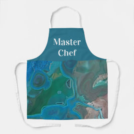 Delantal Master Chef Resumen Gemstone Blue Green
