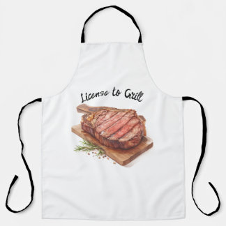 Delantal Master the Flames: Licencia para Grill Apron