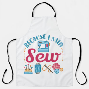 Delantal Masticando Mucho Porque Dije Sew