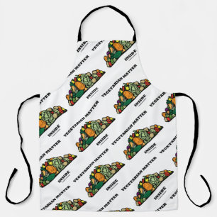 Delantal Materia Vegetaria Dentro De La Pila De Verduras