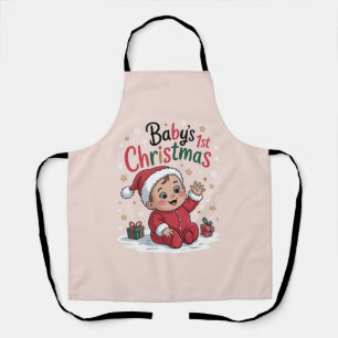 Delantal Maternidad El primer Navidad del bebé Anuncio de e