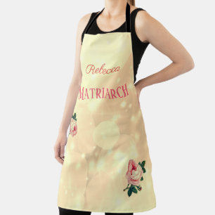 Delantal Matriarca madre de Rosas personalizados