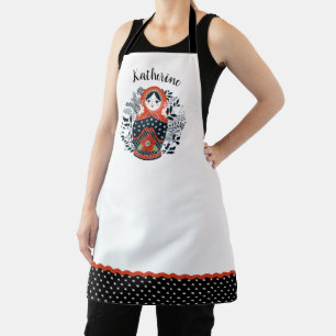 Delantal Matryoshka Nesting Doll (Navidades guapos)