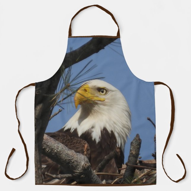 Delantal Mature Bald Eagle Apron (Anverso)