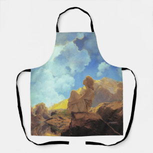 Delantal Maxfield Parrish Mañana 1922 Nube Azul Arte Fino