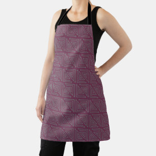 Delantal Mazas gris Art Deco