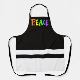 Delantal MAZIPOODLES Peace Rainbow 2