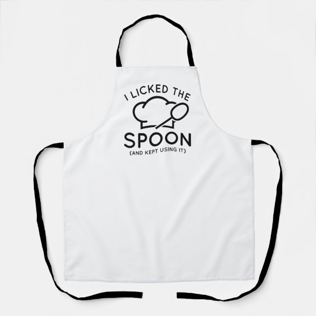 Delantal Me Clavé La Cuchara Y Seguí Usándola. (Anverso)