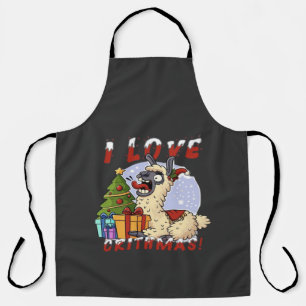 Delantal ME ENCANTA CRITHMAS Llama